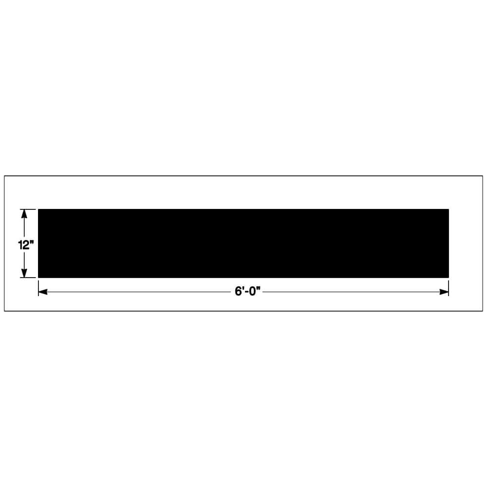 Pavement Stop Bar Stencil — GeneralSprayers