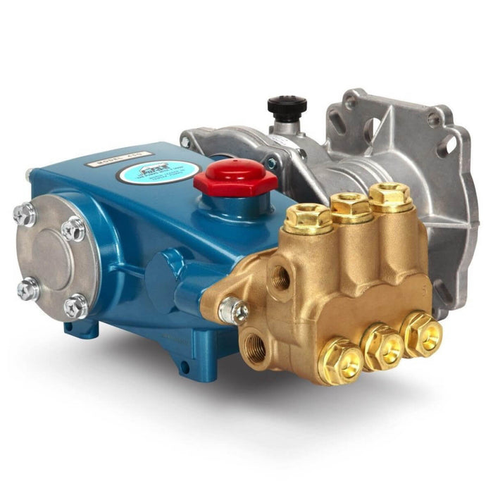 Cat Pumps 45G1 Triplex Pump with Gearbox – 4.5 GPM @ 3500 PSI, 1645 RPM, 1" Hollow Shaft