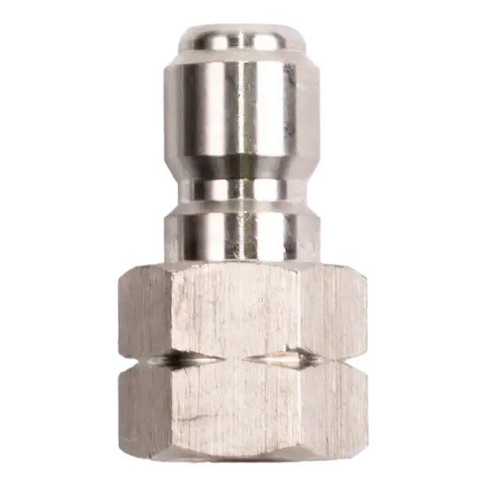 Stainless Steel Quick Connect Plug 3/8" FNPT 7500 PSI – OEM Replacement Part