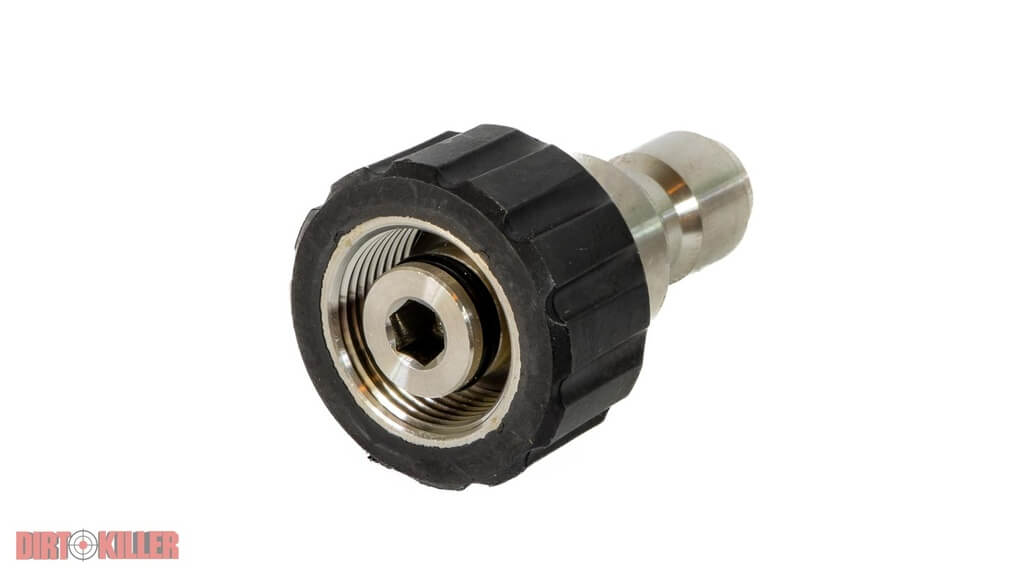 Quick Connect Adapter – 3/8" Stainless Steel Plug x 22mm Female Coupler – OEM Replacement Part – 5100682