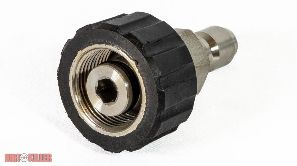 Quick Connect Adapter – 1/4" Stainless Steel Plug x 22mm Female Coupling – OEM Replacement Part – 5100683