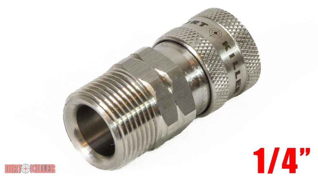 Quick Connect Adapter – 1/4" Stainless Steel Socket x 22mm Male – OEM Replacement Part – 5100687