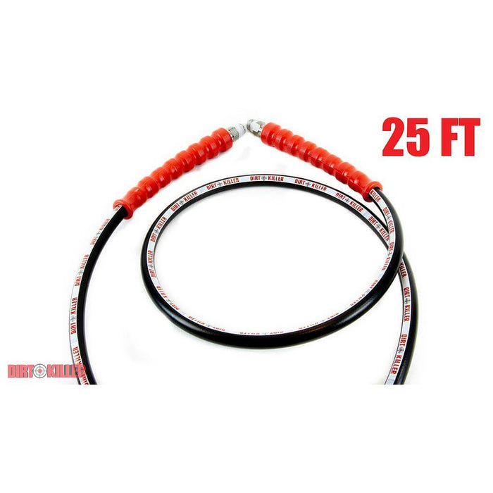 25' Black High Pressure Hose Assembly – 3/8" MNPT Swivel Crimp x 3/8" MNPT Swivel Crimp – OEM Replacement Part – 5200016