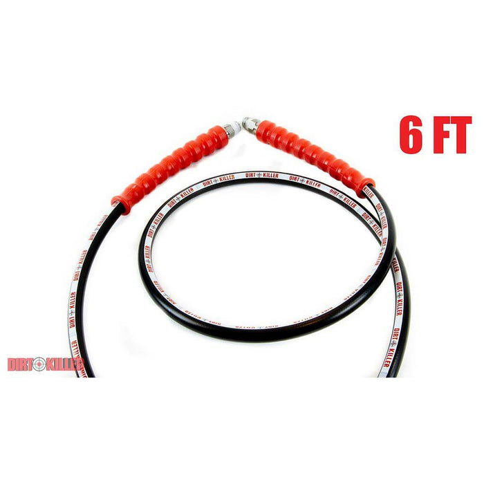 6' High Pressure Whip Line – 3/8" MNPT Swivel Crimp x 3/8" MNPT Swivel Crimp – OEM Replacement Part – 5200034