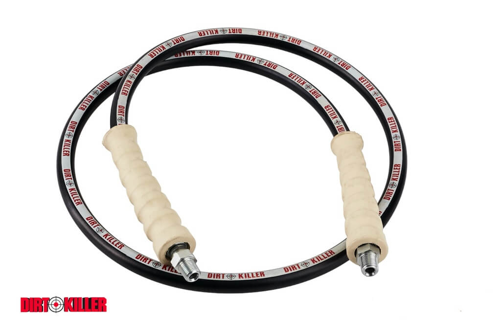 62" High Pressure Whip Line – 1/4" MNPT Swivel Crimp x 1/4" MNPT Swivel Crimp – OEM Replacement Part – 5200037