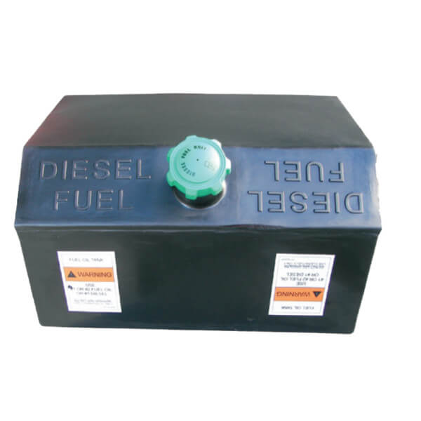 520055 Diesel Fuel Tank – 8.5 Gallon Black Plastic w/ Cap