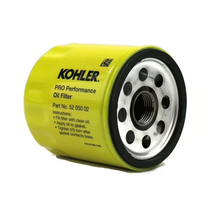 Kohler 52 050 02-S1 3.47" Oil Filter (Retail Pack) – Replacement Lawn & Garden Equipment Engine Oil Filtration Component