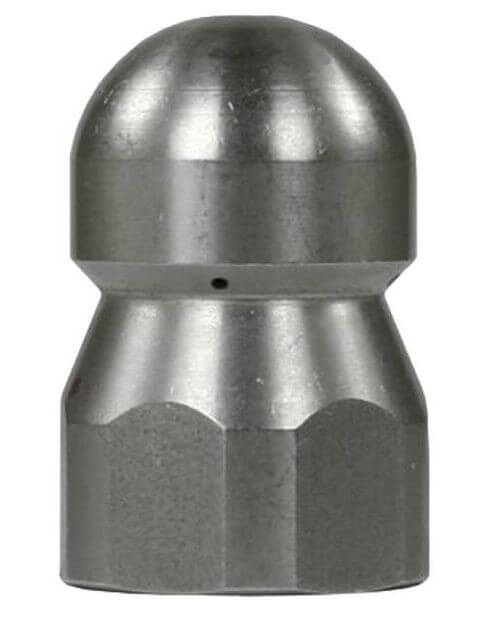 Stainless Steel Sewer Nozzle 3/8" FPT #12.0 with 1.2mm Orifices – OEM Replacement Part