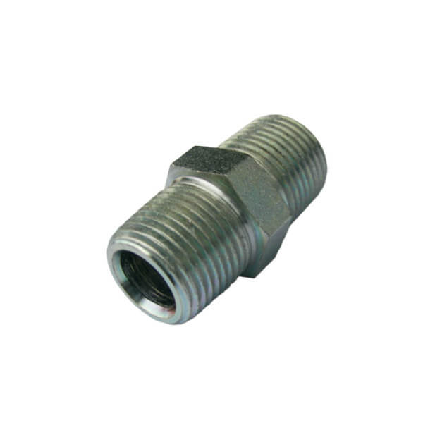 5404-04-04 High Pressure Hex Nipple – 1/4" MPT x 1/4" MPT