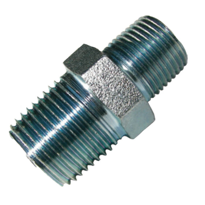5404-08-06 High Pressure Reducing Hex Nipple – 1/2" MPT x 3/8" MPT