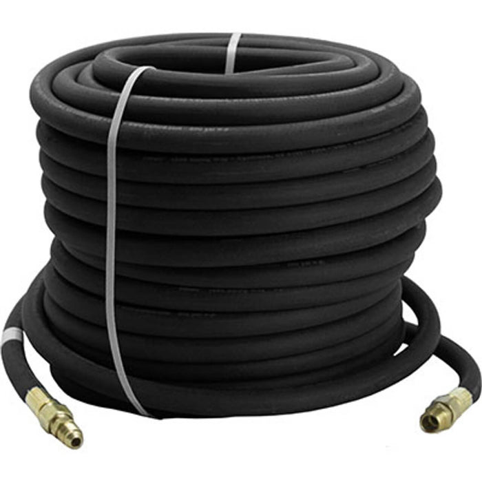 Bullard Air Supply Hose – 100′ Extension, V10, 3/8″ ID, 1/4″ Industrial Interchange, Black