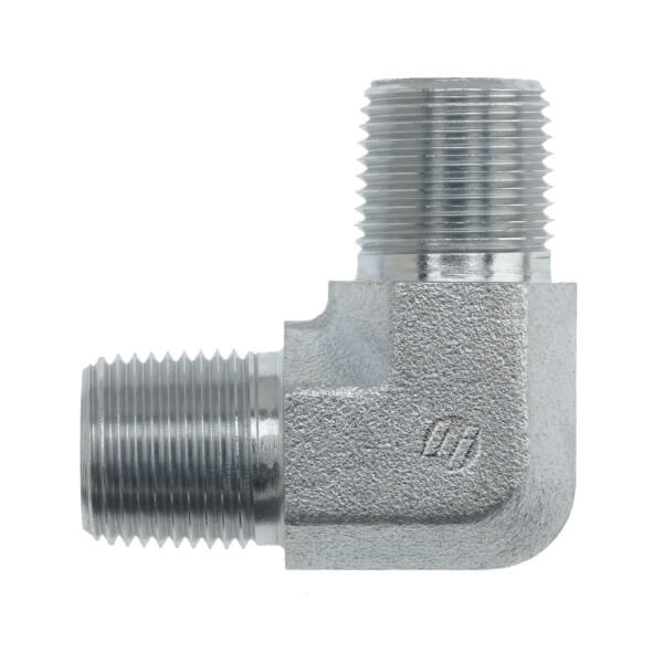 5500-06-04 High Pressure Reducing Male Elbow 90° – 3/8" MPT x 1/4" MPT