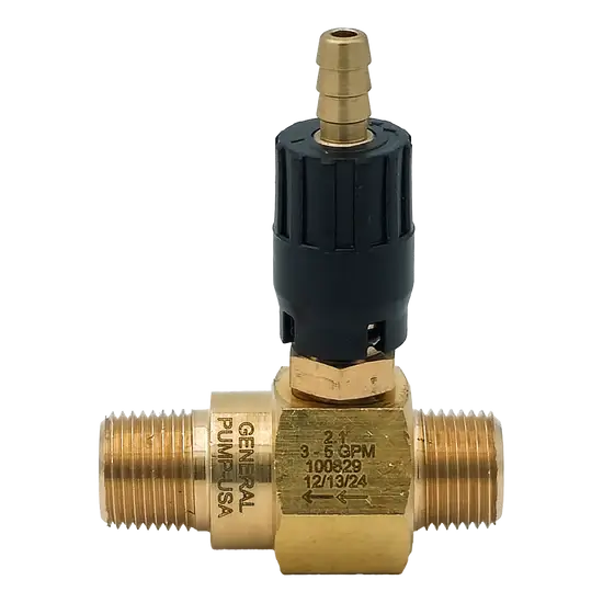 General Pump Hi-Draw Adjustable Acid Injector 2.1mm 3–5 GPM – OEM Replacement Part