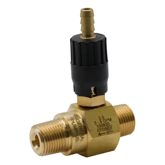 General Pump Hi-Draw Adjustable Acid Injector 2.3mm 5–8 GPM – OEM Replacement Part