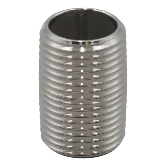 304 Stainless Steel Close Nipple 1" Schedule 40 – OEM Replacement Fitting