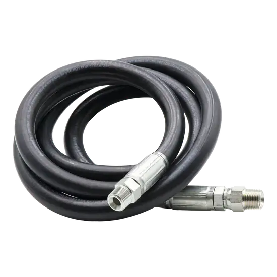 4000 PSI 3/8" x 2' Pressure Washer Whip Line Hose MPT x MPT – OEM Replacement Part
