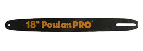 Husqvarna 589198303 Poulan Pro 18" Bar Assembly – Replacement Chainsaw Guide Bar Component