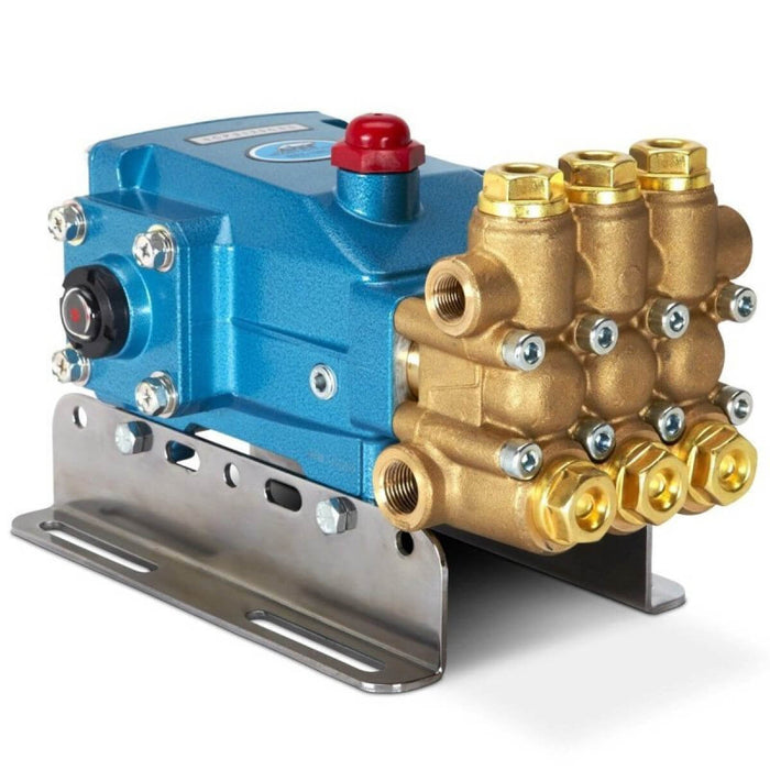 Cat Pumps 5CP3120CSS Triplex Pump – 4.5 GPM @ 3500 PSI, 1645 RPM, 20mm Solid Shaft w/ Sight Glass