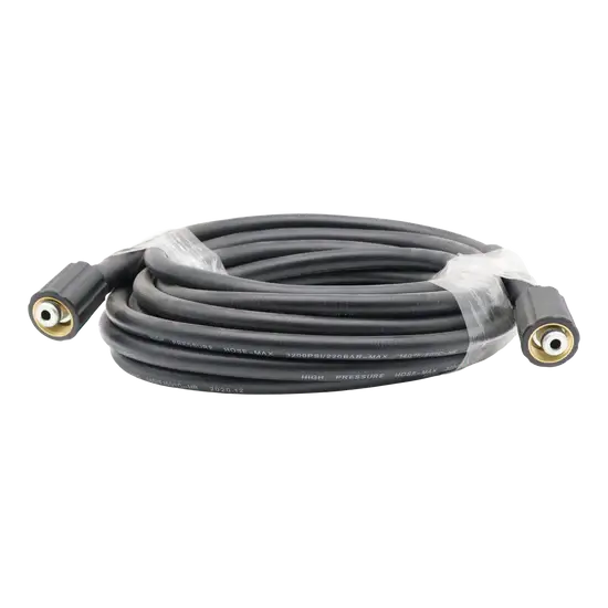 3000 PSI 1/4" x 25' Pressure Washer Hose 22mm x 22mm – OEM Replacement Part