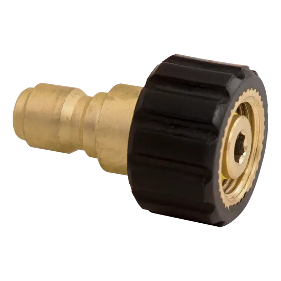 22mm Screw Coupler x 3/8" Quick Connect Plug Adapter – OEM Replacement Part
