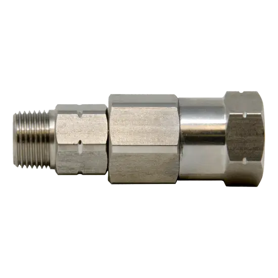 PA Stainless Steel Swivel 3/8" Male x Female 5650 PSI – OEM Replacement Part