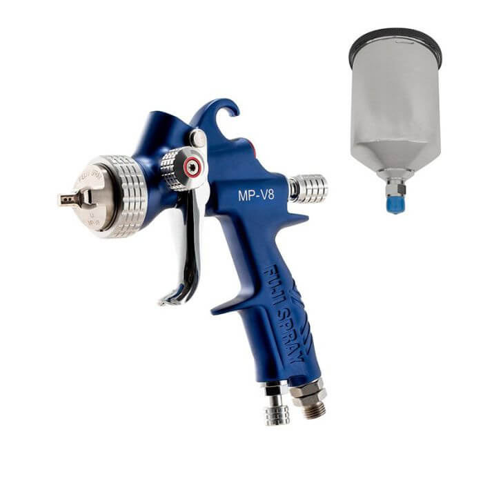 Fuji Spray 6852G-MP-V8-A MP-V8 Spray Gun – 1.3mm w/ 600cc Aluminum Cup