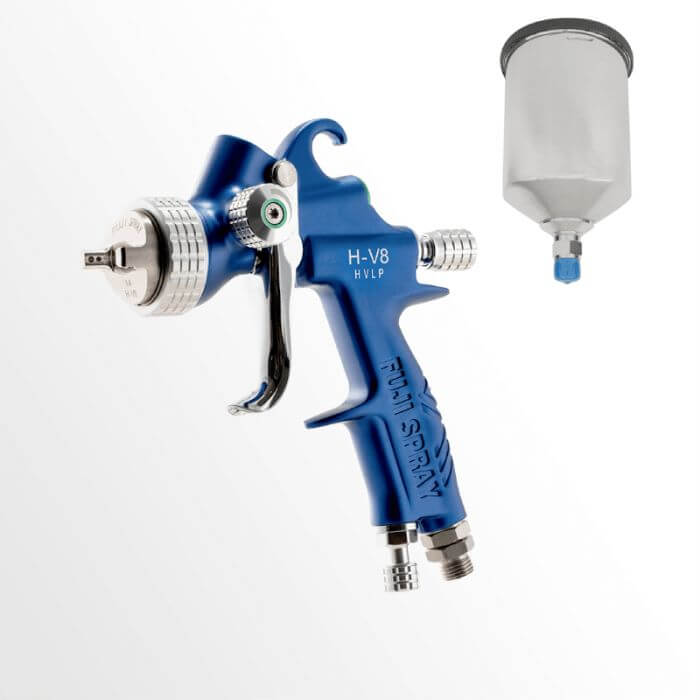 Fuji Spray 6863G-H-V8-A H-V8 Spray Gun – 1.4mm w/ 600cc Aluminum Cup