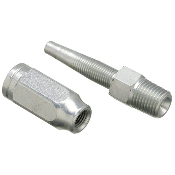 7231-81211 Reusable Hose Repair End – R1-6MP (3/8" Hose x 3/8" MNPT)