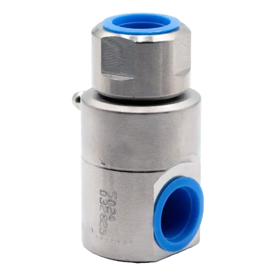 Super Swivels Stainless Steel 90° Pressure Washer Swivel – 3/4" FPT x 3/4" FPT, 5000 PSI