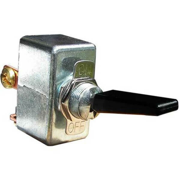 Toggle Switch – 12V – SPST – 50 Amp – Black – OEM Replacement Part – 73240