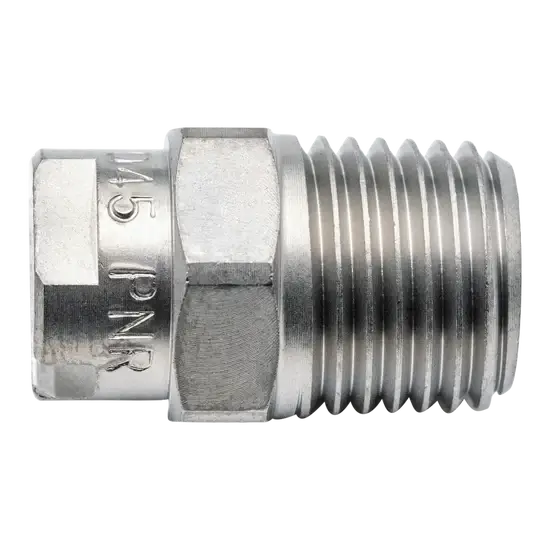 PNR 1/4" MNPT 15° 4.5 Stainless Steel Spray Nozzle – Pressure Washer Replacement Nozzle