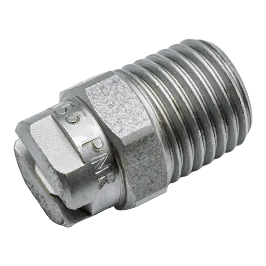 PNR 1/4" MNPT 15° 5.5 Stainless Steel Spray Nozzle – Pressure Washer Replacement Nozzle