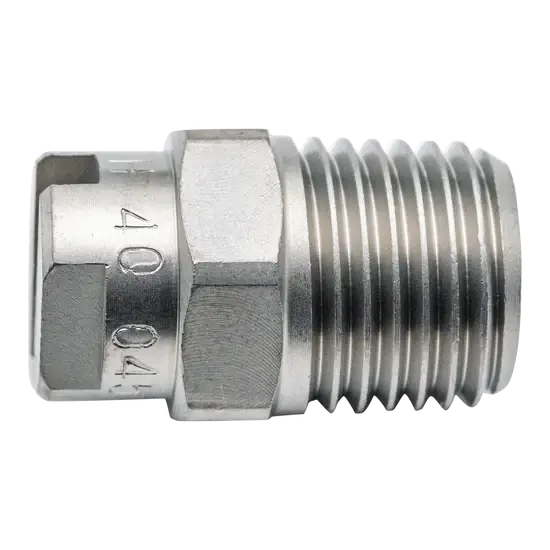 PNR 1/4" MNPT 40° 4.5 Stainless Steel Spray Nozzle – Pressure Washer Replacement Nozzle