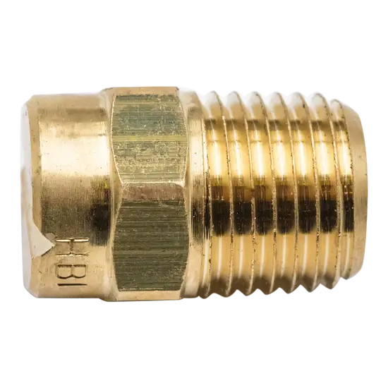 PNR 1/4" MNPT 40° 15.0 Brass Soaper Nozzle – Pressure Washer Chemical Spray Nozzle