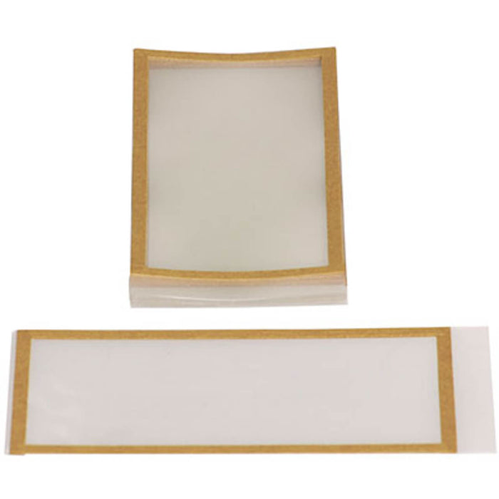 Bullard 88VX Mylar Lens Covers – Clear, Adhesive-Backed, Rectangular (25-Pack), Type CE