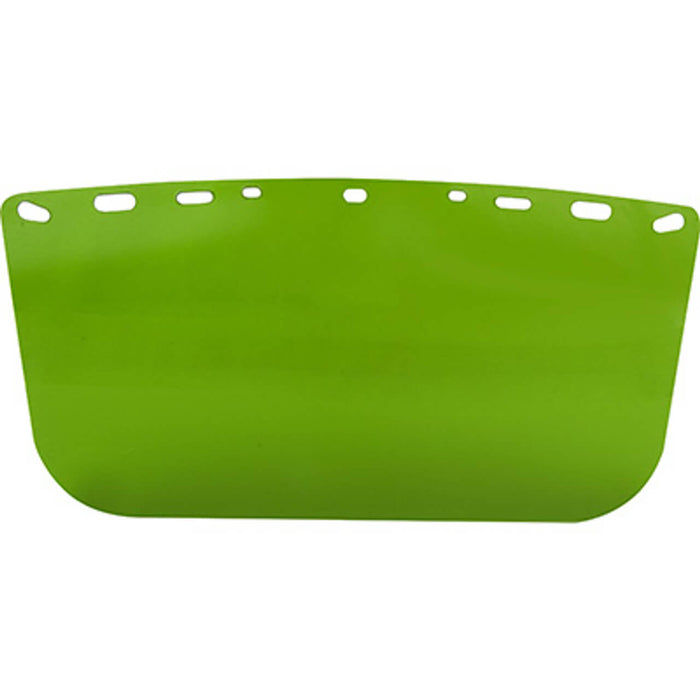 Bullard Polycarbonate Shade 3 Flat Faceshield / Visor – 8" x 15" x .040" – ANSI/ISEA Z87.1-2015, Z87+ Impact Rated