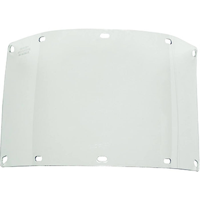 Bullard Clear Polycarbonate Faceshield/Visor – 7" x 15" x .040" – For Use With CP1 / CP2 Chin Protector Only