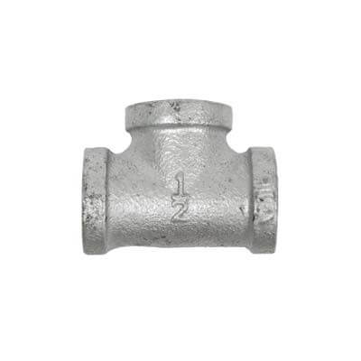 1/2" Galvanized Tee Fitting – Pipe Tee Connector – Abrasive Blasting Replacement – Replaces Clemco 01787 / Schmidt Axxiom 3011-104