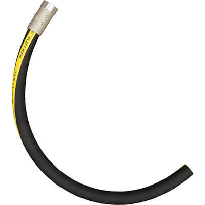 3/4" x 3 Ft Survivor™ Blowdown Hose Assembly – 4-Ply | 150 PSI WP