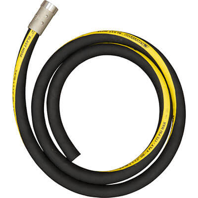 3/4" x 10 Ft Survivor™ Blowdown Hose Assembly – 4-Ply | 150 PSI WP