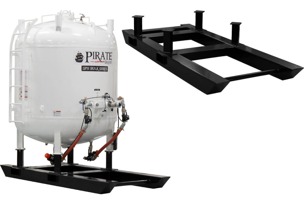 Bulk Unit Mount Skid w/ Fork Pockets – Includes Gravel-Guard™ Elevated Fork Pockets – Blast Pot Skid – Replaces Schmidt Axxiom 7002-120 / 7002-121