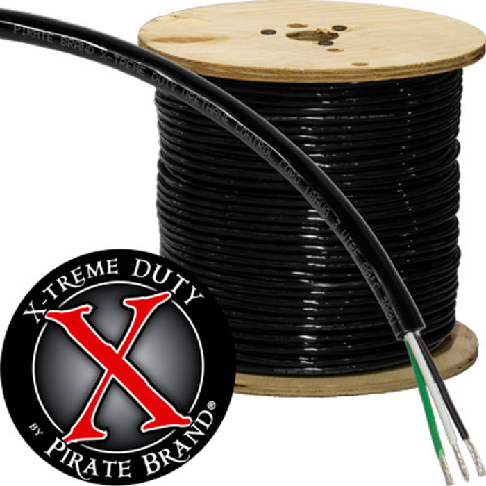 Control Cord – X-TREME DUTY™ Urethane Jacket, 18 AWG 3-Wire Cable, Price Per Foot (Sold in 10 ft Increments), 1,000 ft Reel Capacity