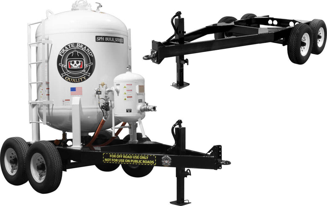 14K GVWR Yard Trailer – Torsion Axle Off-Road – Fits 5, 6 & 8 Ton Blast Vessels – Replaces Schmidt Axxiom 7139-240