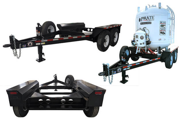 14K GVWR Torsion Axle Trailer – Electric Brakes w/ Spare – Fits 5, 6 & 8 Ton Blast Vessels – Replaces Schmidt Axxiom 7139-361