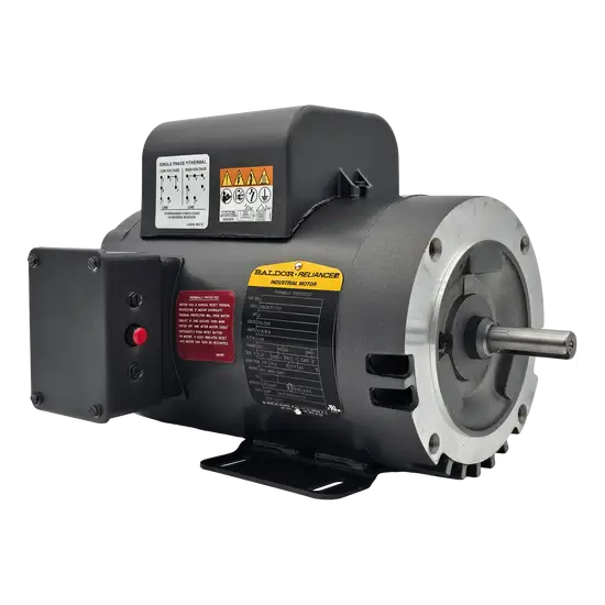2 HP 1725 RPM C-Face Electric Motor 5/8" Shaft ODP – Baldor Spec 35K OEM Replacement Part