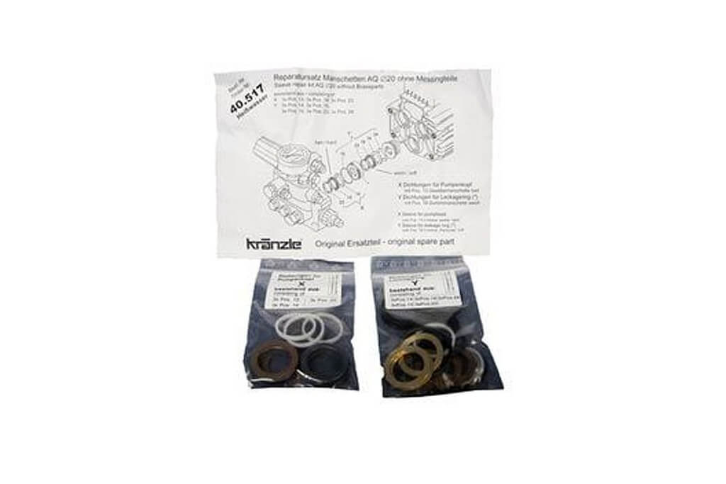 Kranzle AQ Pump Packing Rebuild Kit – OEM Replacement Part – 9740517