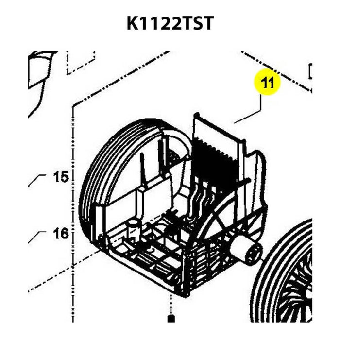 Kränzle Wheel Axle for K1122TST – OEM Replacement Part – 9749001