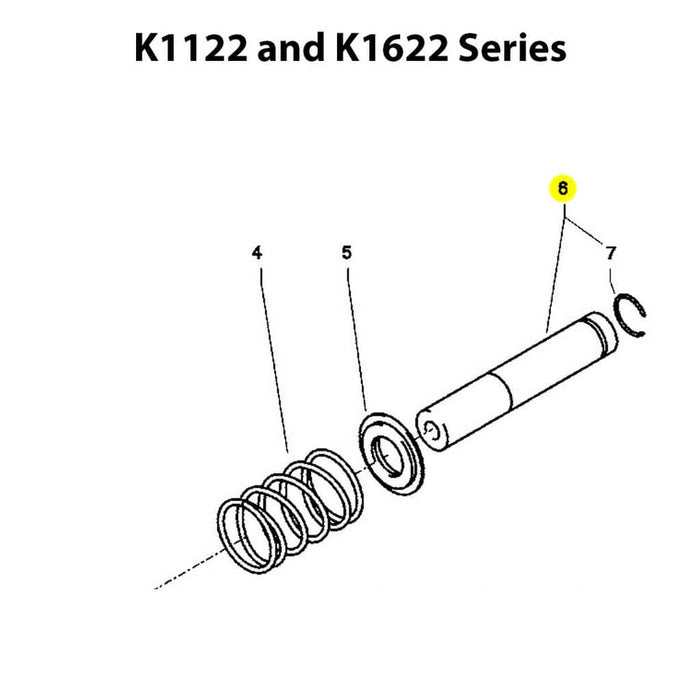 Kränzle AZ-L 14mm Plunger – 1122 / 1622 Replacement Part – 9749021
