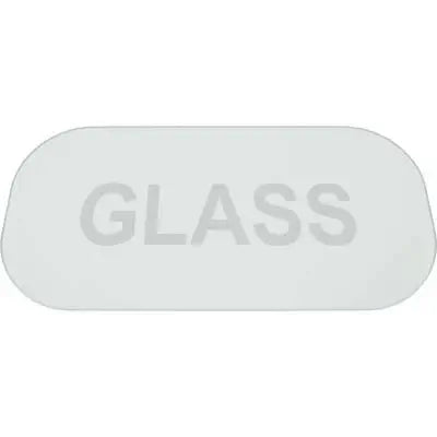Blast Cabinet Glass 10-1/2" x 22" – 4" Radius Corners – Replacement Viewing Window for Sandblasting Cabinets