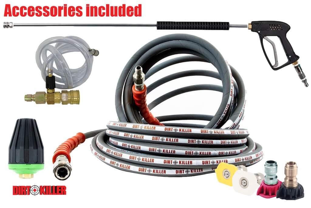 Dirt Killer H360 Pressure Washer – 4.2 GPM @ 3500 PSI – Honda Engine